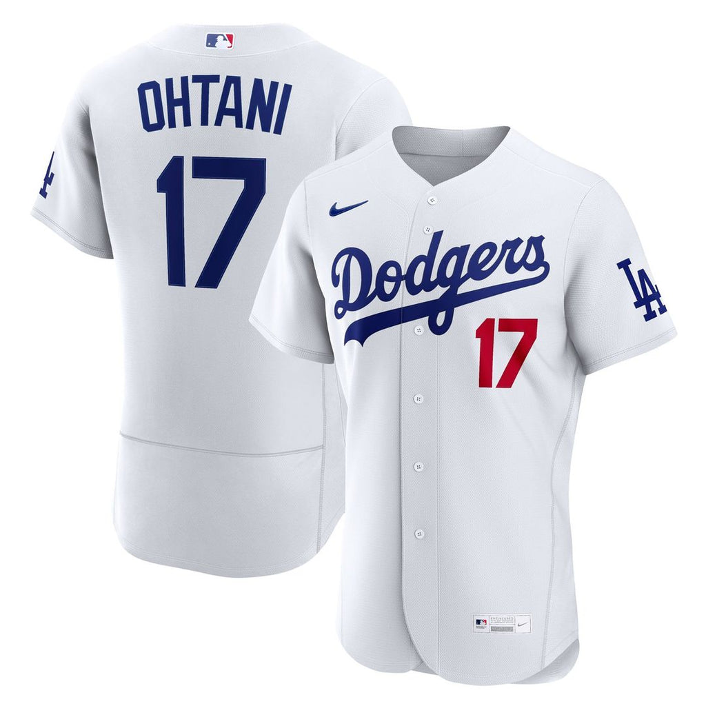 Los Angeles Dodgers Nike Shohei Ohtani Home Authentic Baseball Jersey - White