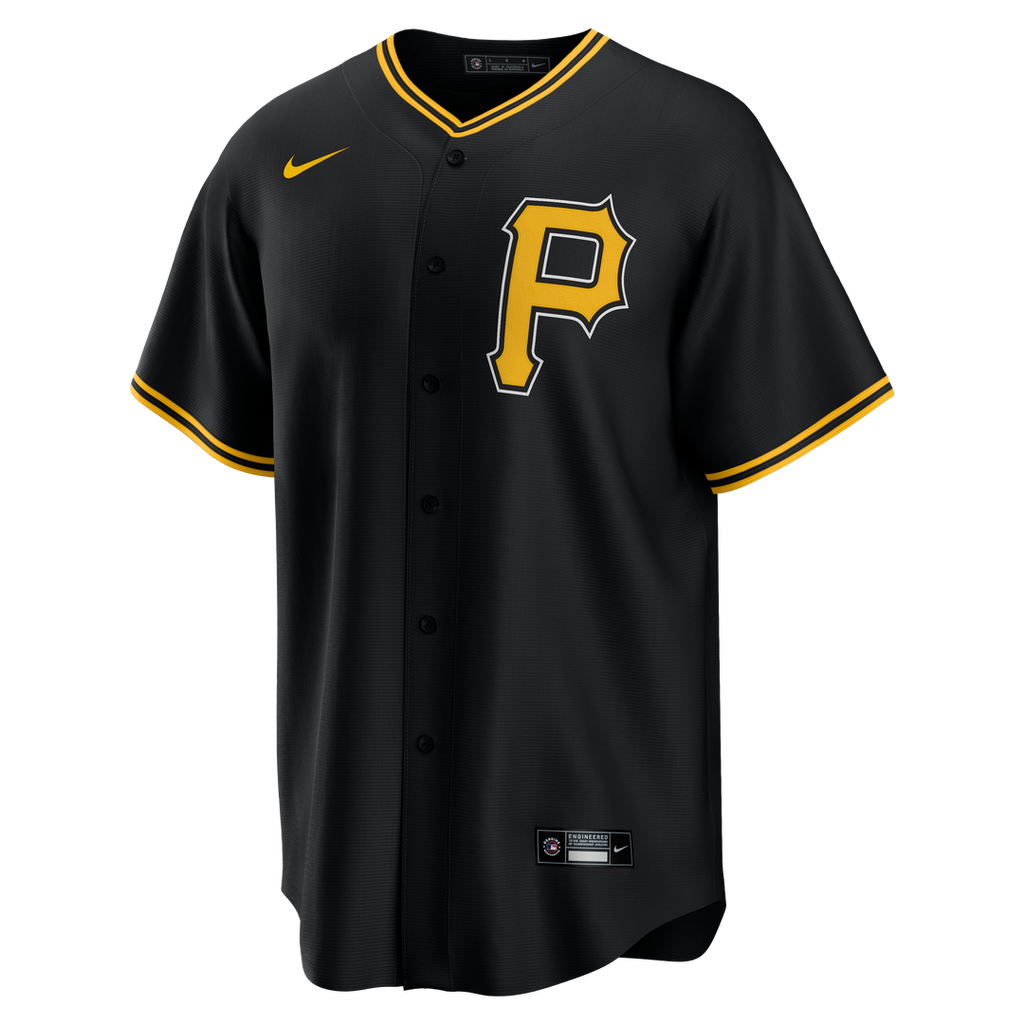 Pittsburgh Pirates Nike Alternate Replica Team Baseball Jersey - Black