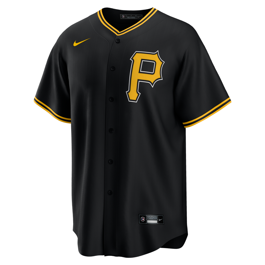 Pittsburgh Pirates Nike Alternate Replica Team Baseball Jersey - Black