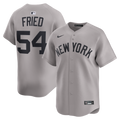 New York Yankees Nike Max Fried Road Limited Baseball Jersey - Gray