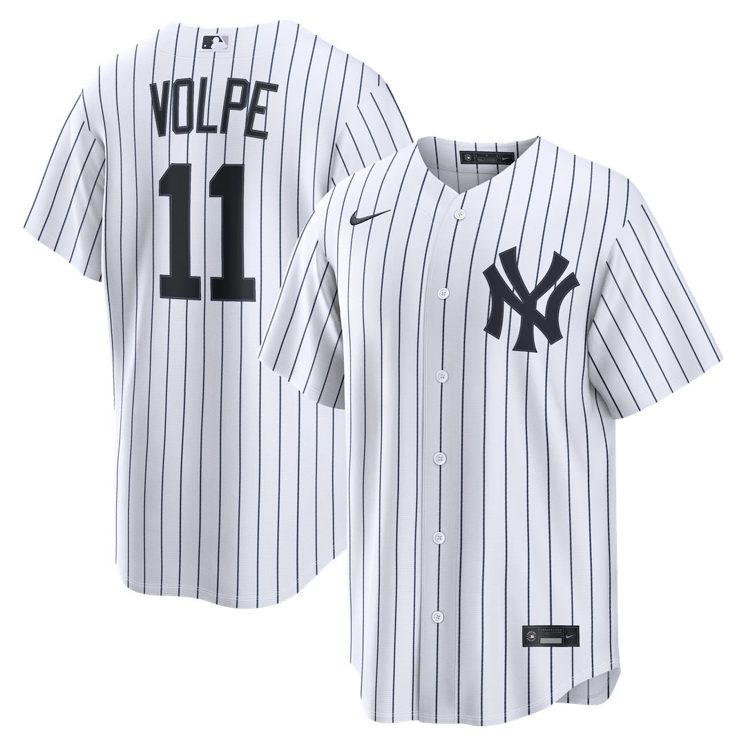 New York Yankees Nike Anthony Volpe Home Replica Baseball Jersey - White