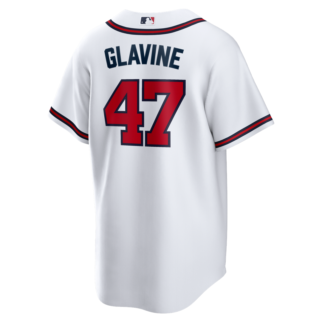 Atlanta Braves Nike Tom Glavine Home Retired Player Replica Baseball Jersey - White