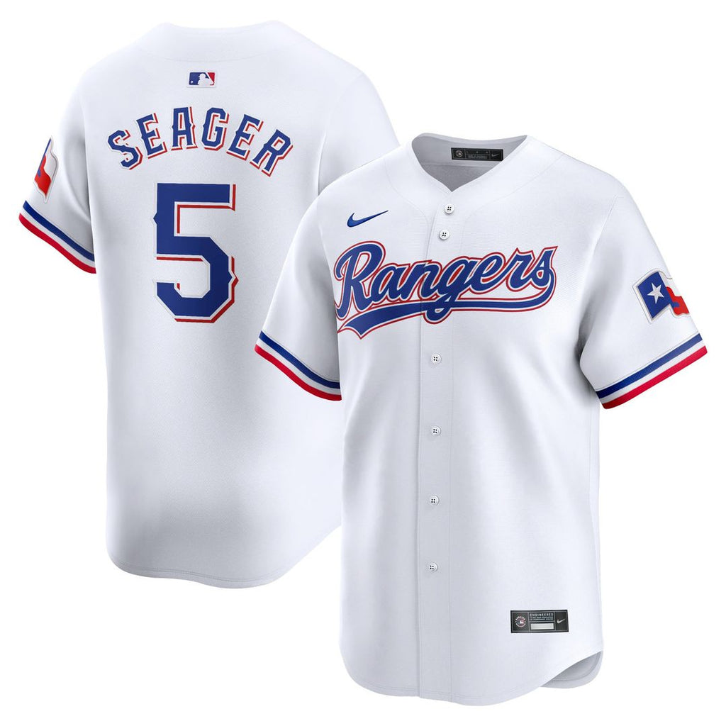 Texas Rangers Nike Corey Seager Home Limited Baseball Jersey - White