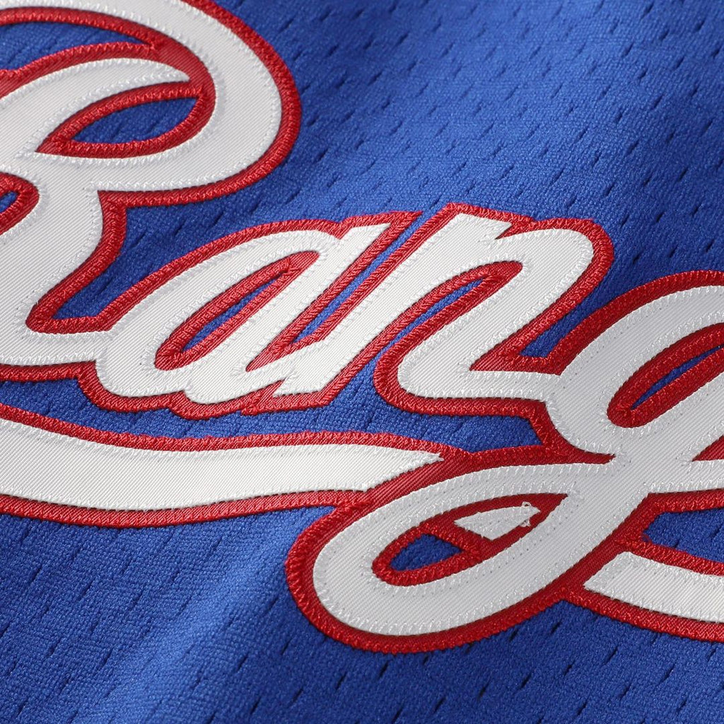Texas Rangers Mitchell & Ness Nolan Ryan Big & Tall Cooperstown Mesh Batting Practice Baseball Jersey - Royal