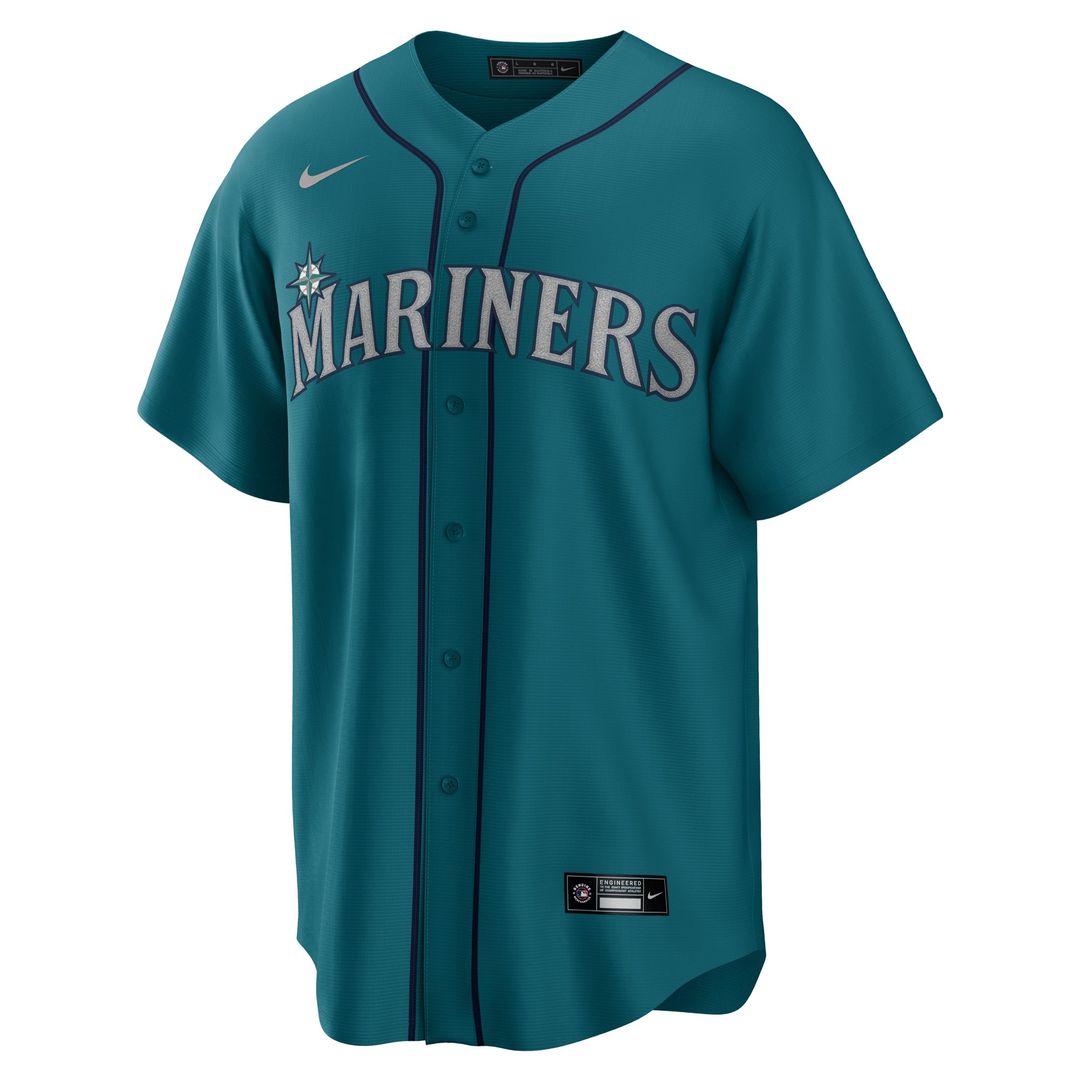 Seattle Mariners Nike Julio Rodríguez Official Replica Baseball Jersey - Teal