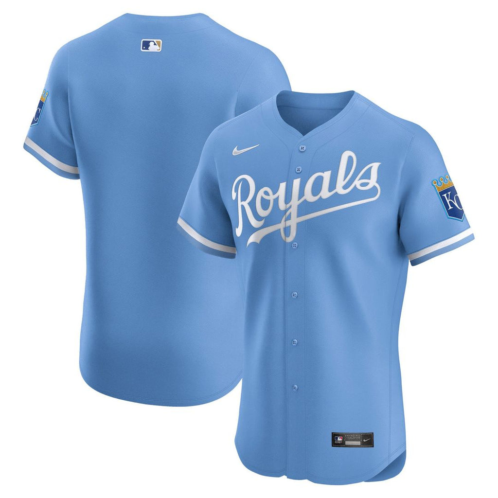 Kansas City Royals Nike Alternate Elite Baseball Jersey - Light Blue