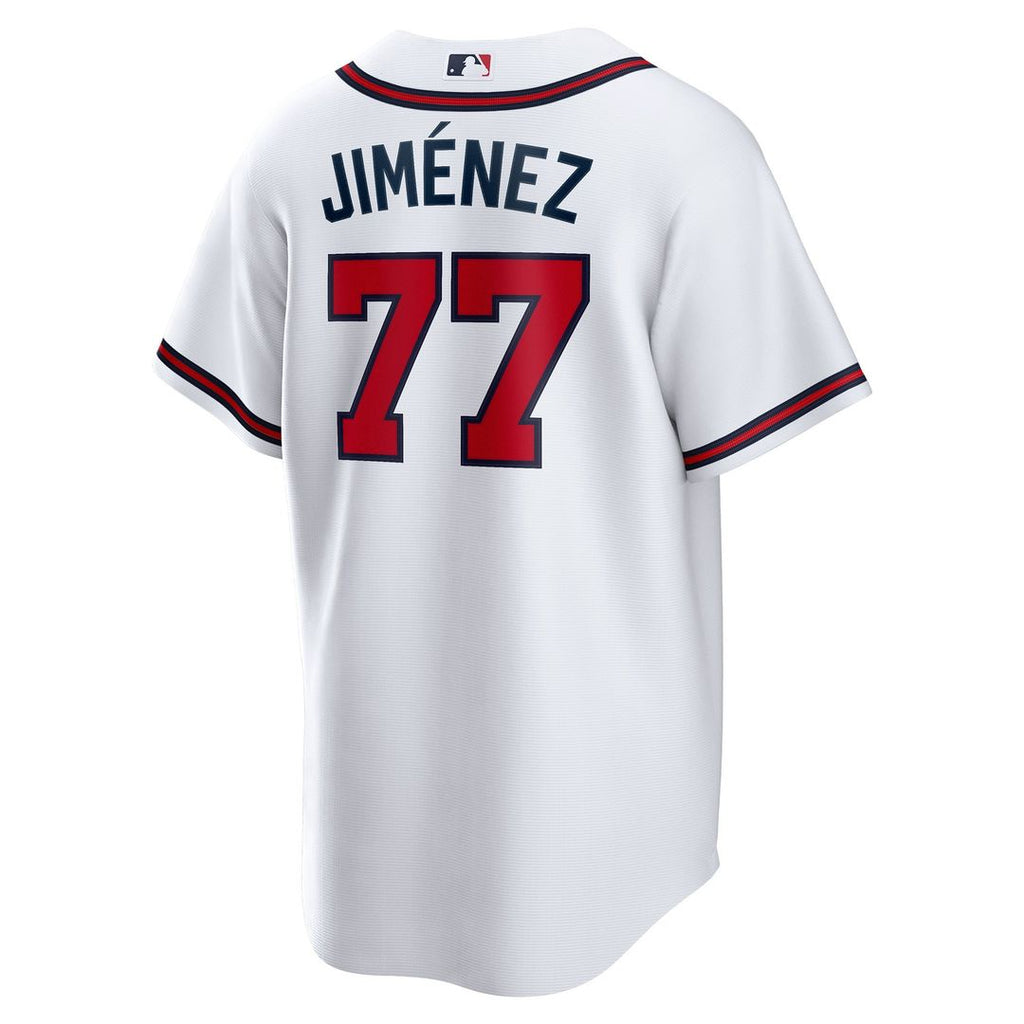 Atlanta Braves Nike Joe Jiménez Home Replica Baseball Jersey - White