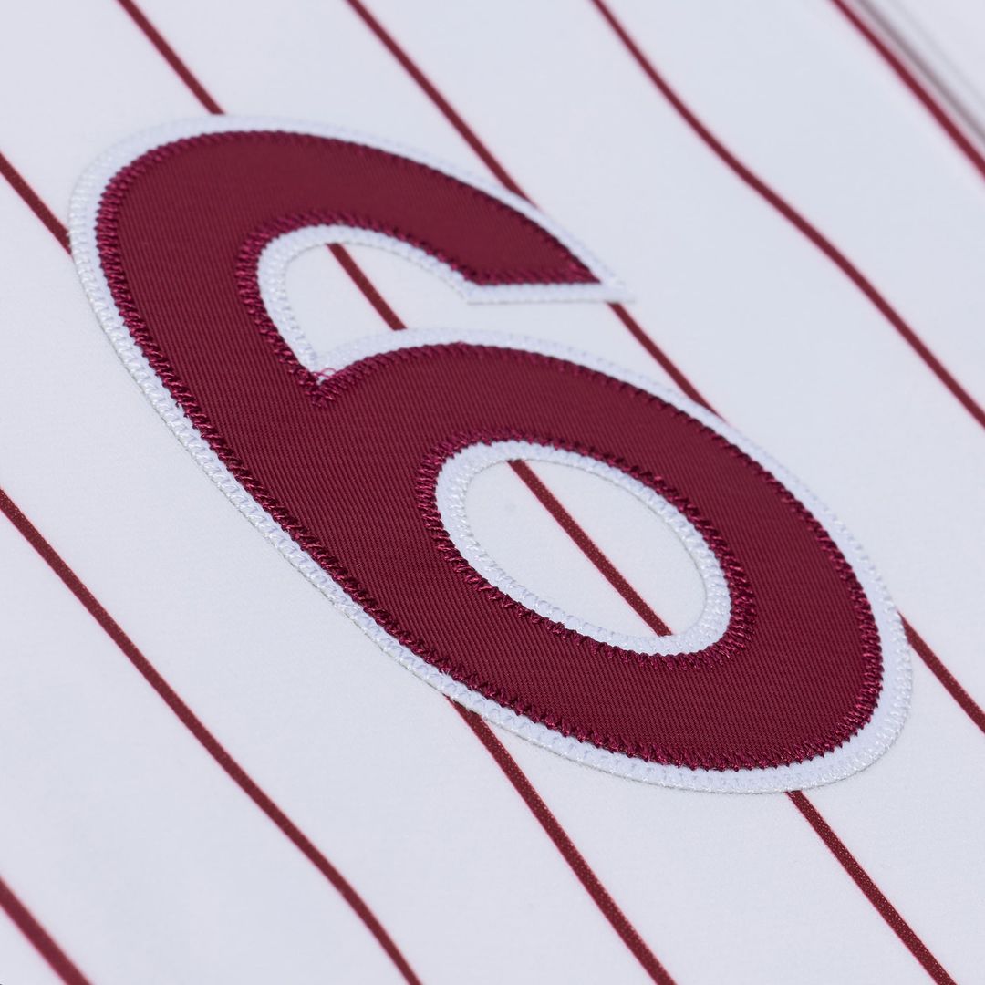 Philadelphia Phillies Mitchell & Ness Jimmy Rollins 2003 Cooperstown Collection Authentic Baseball Jersey - White