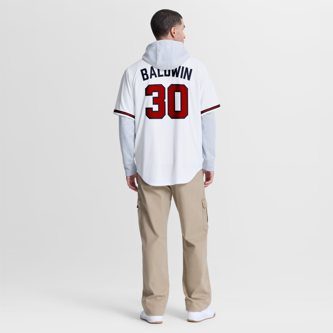 Atlanta Braves Nike Drake Baldwin Home Replica Baseball Jersey - White