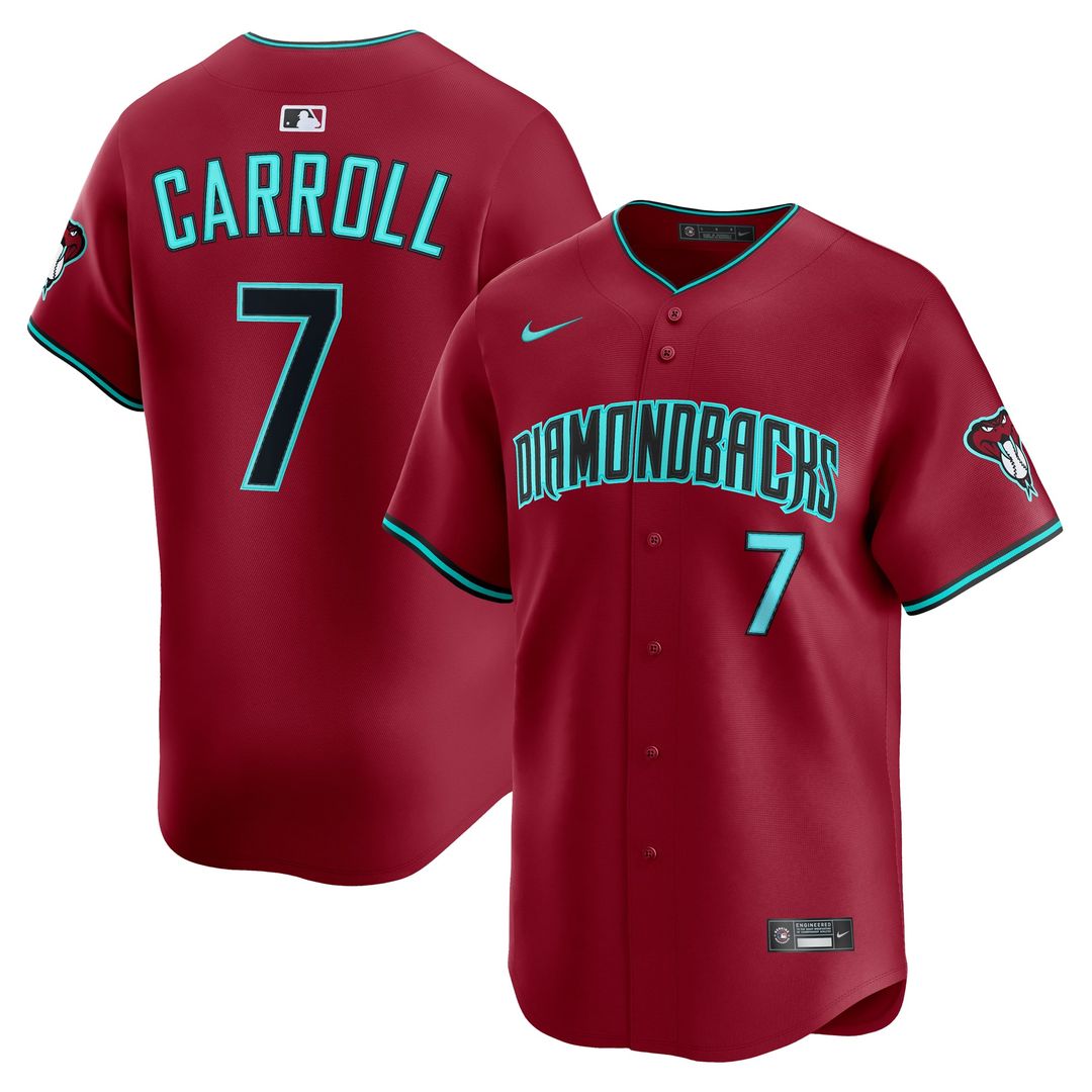 Arizona Diamondbacks Nike Corbin Carroll Alternate Limited Baseball Jersey - Red