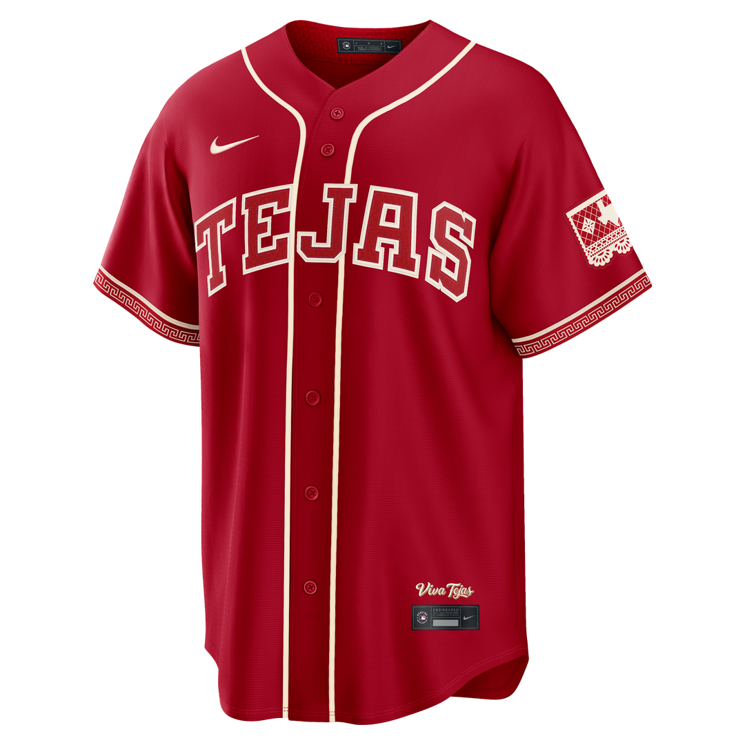Texas Rangers Nike Joc Pederson 2026 City Connect Stadium Baseball Jersey - Red