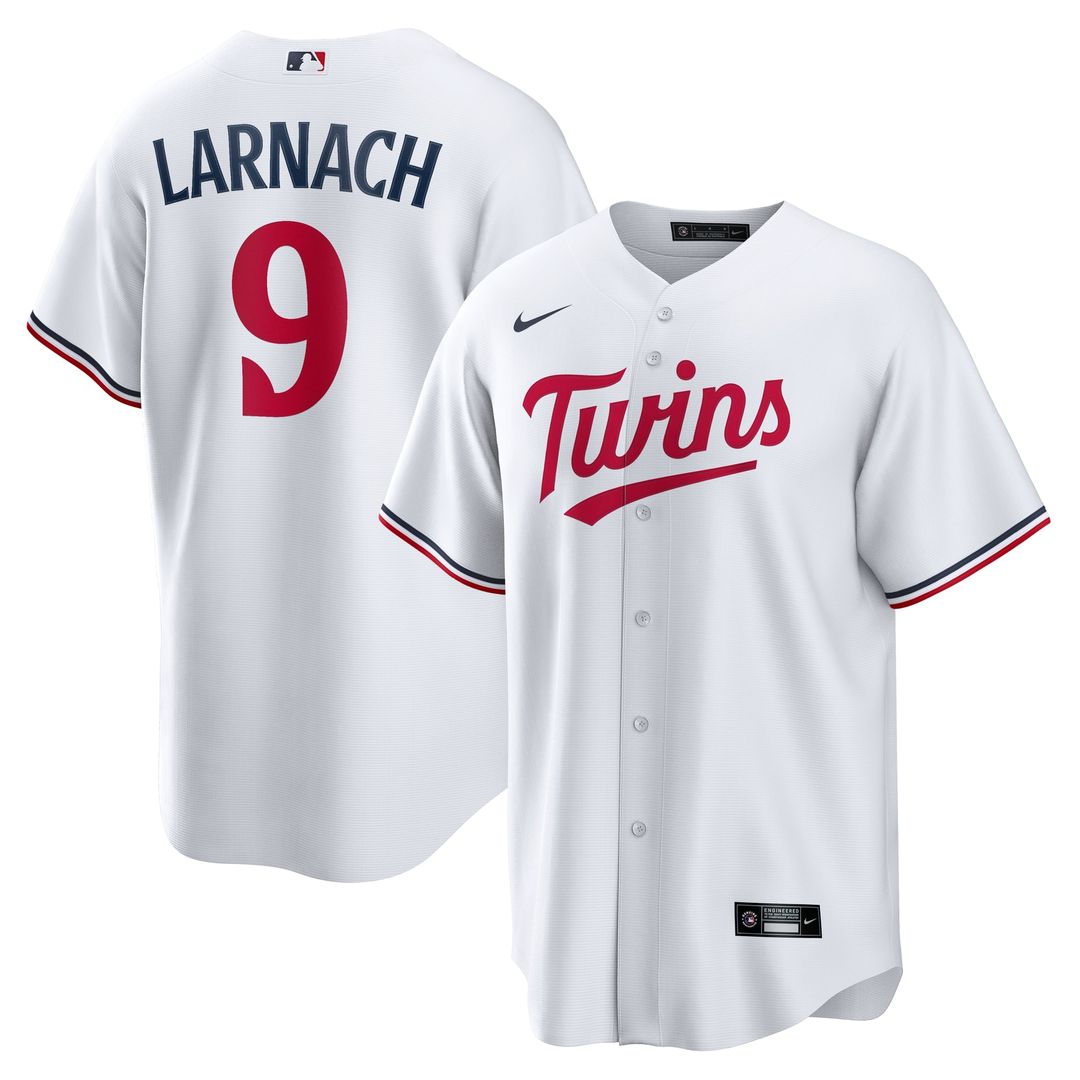 Minnesota Twins Nike Trevor Larnach Home Replica Baseball Jersey - White
