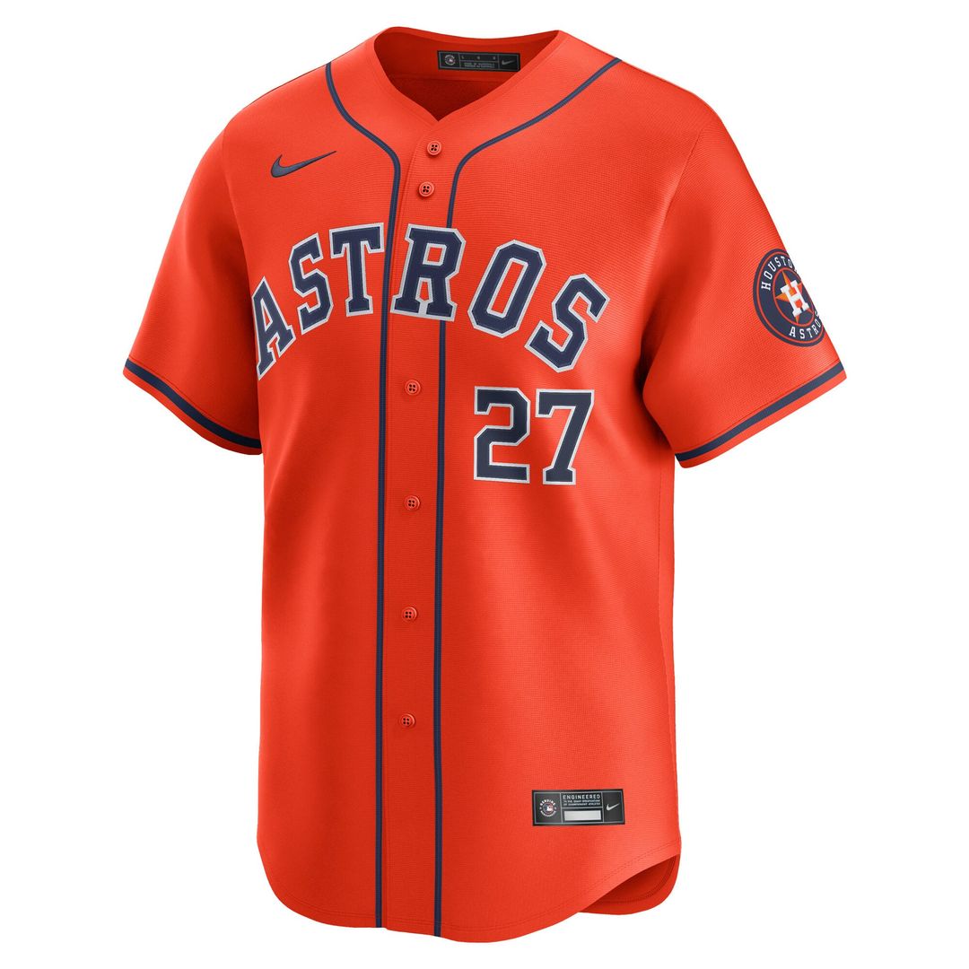 Houston Astros Nike Jose Altuve Home Limited Baseball Jersey - White