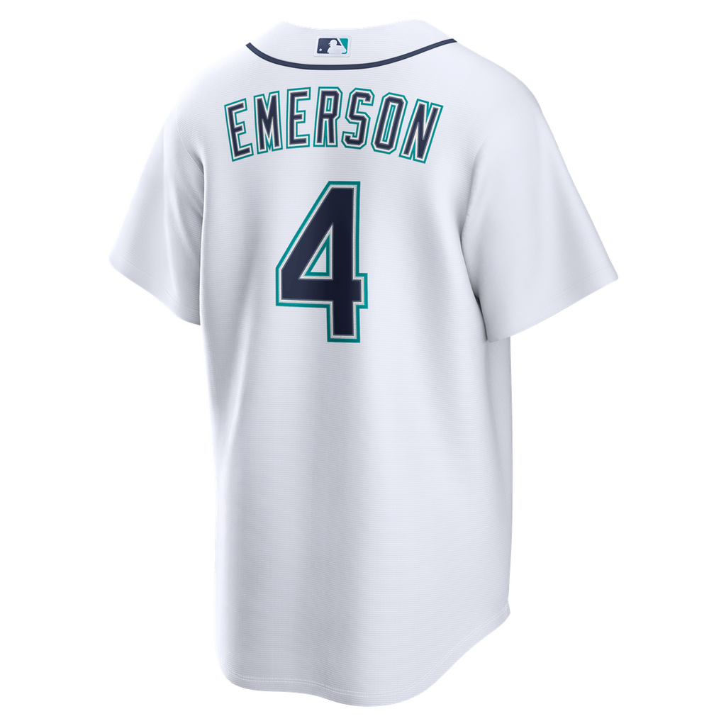 Seattle Mariners Nike Colt Emerson Home Replica Baseball Jersey - White