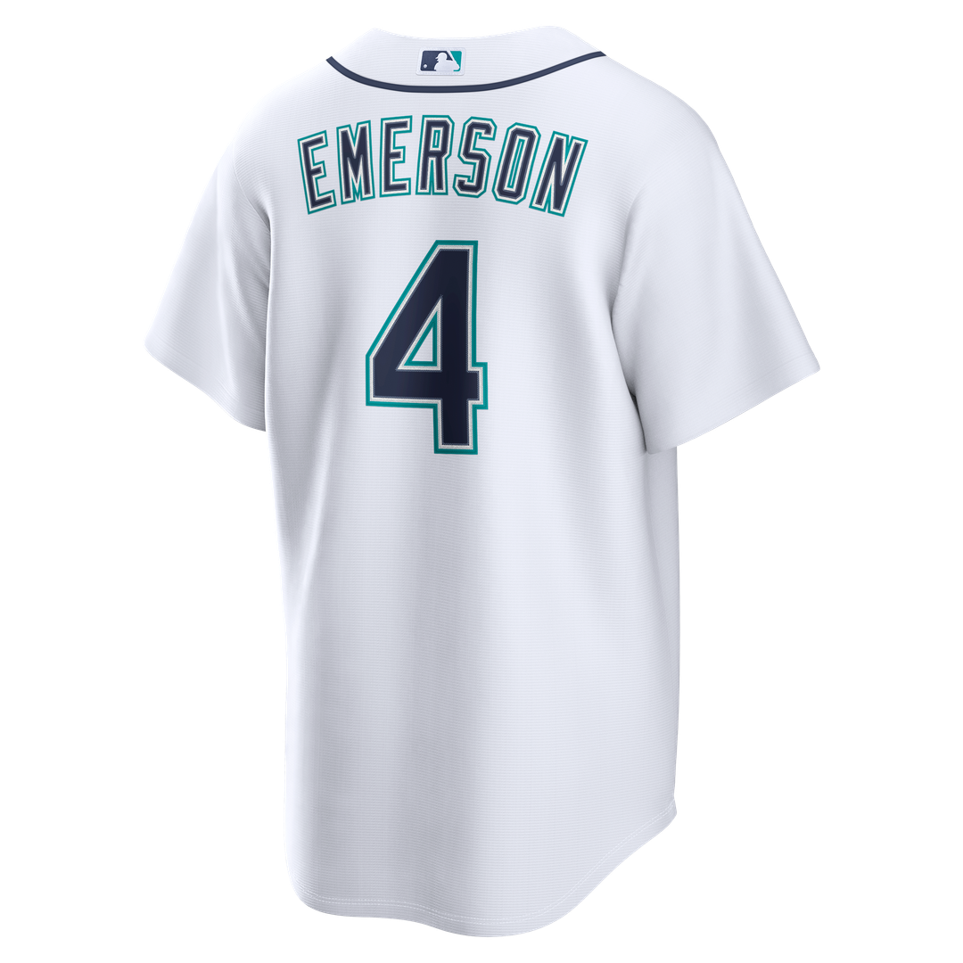 Seattle Mariners Nike Colt Emerson Home Replica Baseball Jersey - White