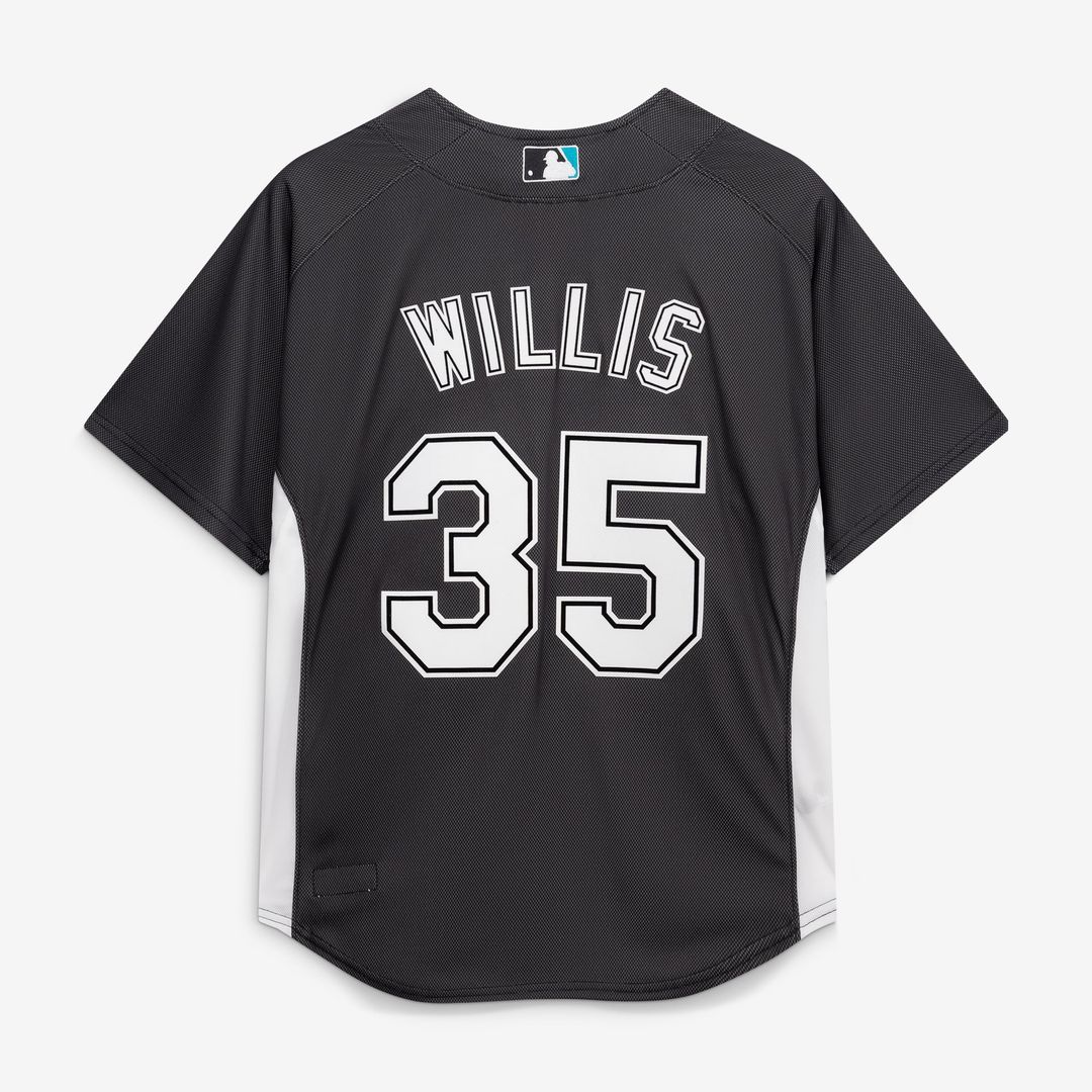 Florida Marlins Mitchell & Ness Dontrelle Willis Authentic Batting Practice Baseball Jersey - Black