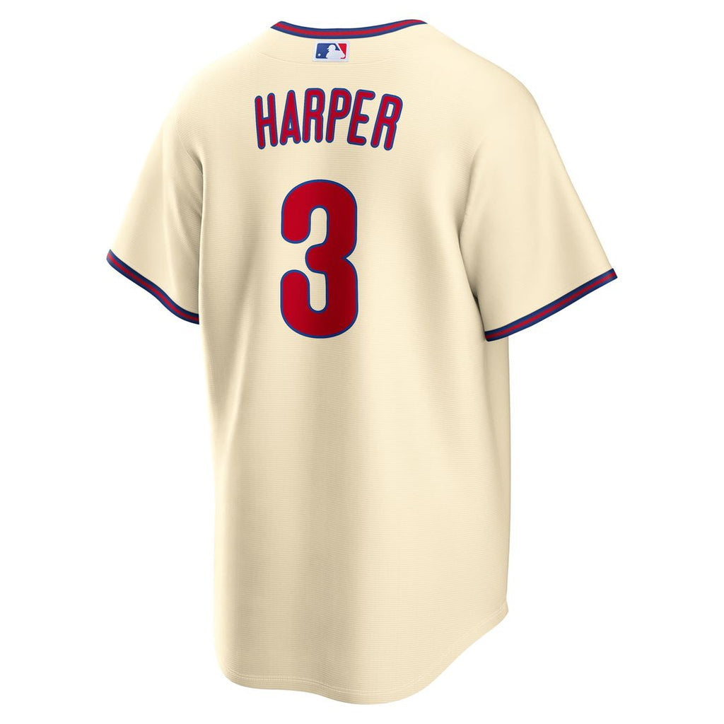 Philadelphia Phillies Nike Bryce Harper Road Replica Baseball Jersey - Gray