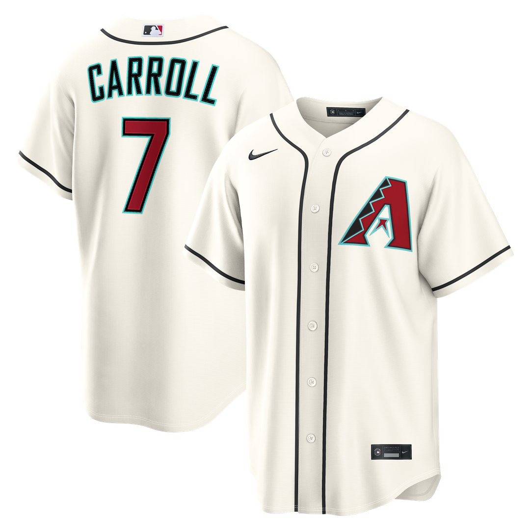 Arizona Diamondbacks Nike Corbin Carroll Home Replica Baseball Jersey - Cream