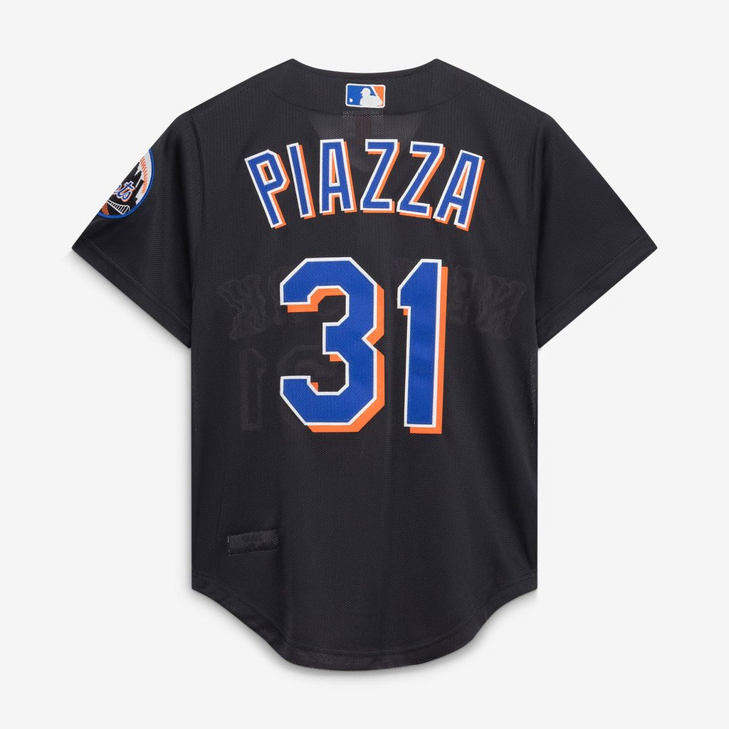 New York Mets Mitchell & Ness Mike Piazza Cooperstown Collection 2000 Batting Practice Baseball Jersey - Black