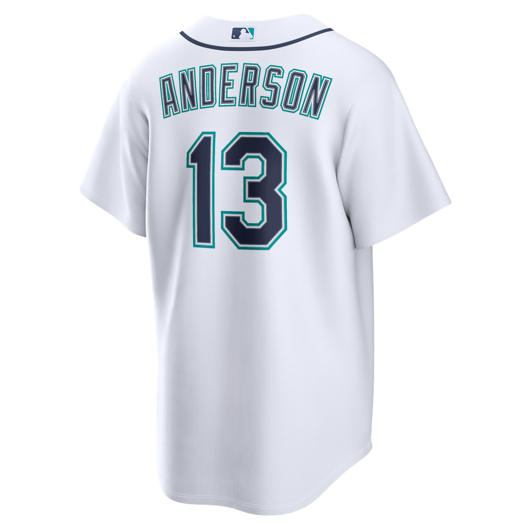 Seattle Mariners Nike Kade Anderson Home Replica Baseball Jersey - White