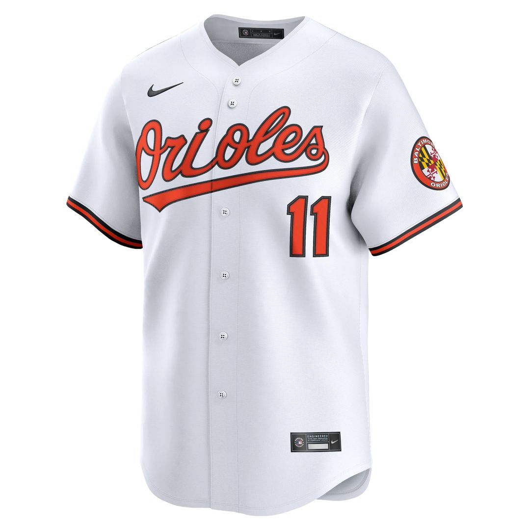 Baltimore Orioles Nike Jordan Westburg Home Limited Baseball Jersey - White